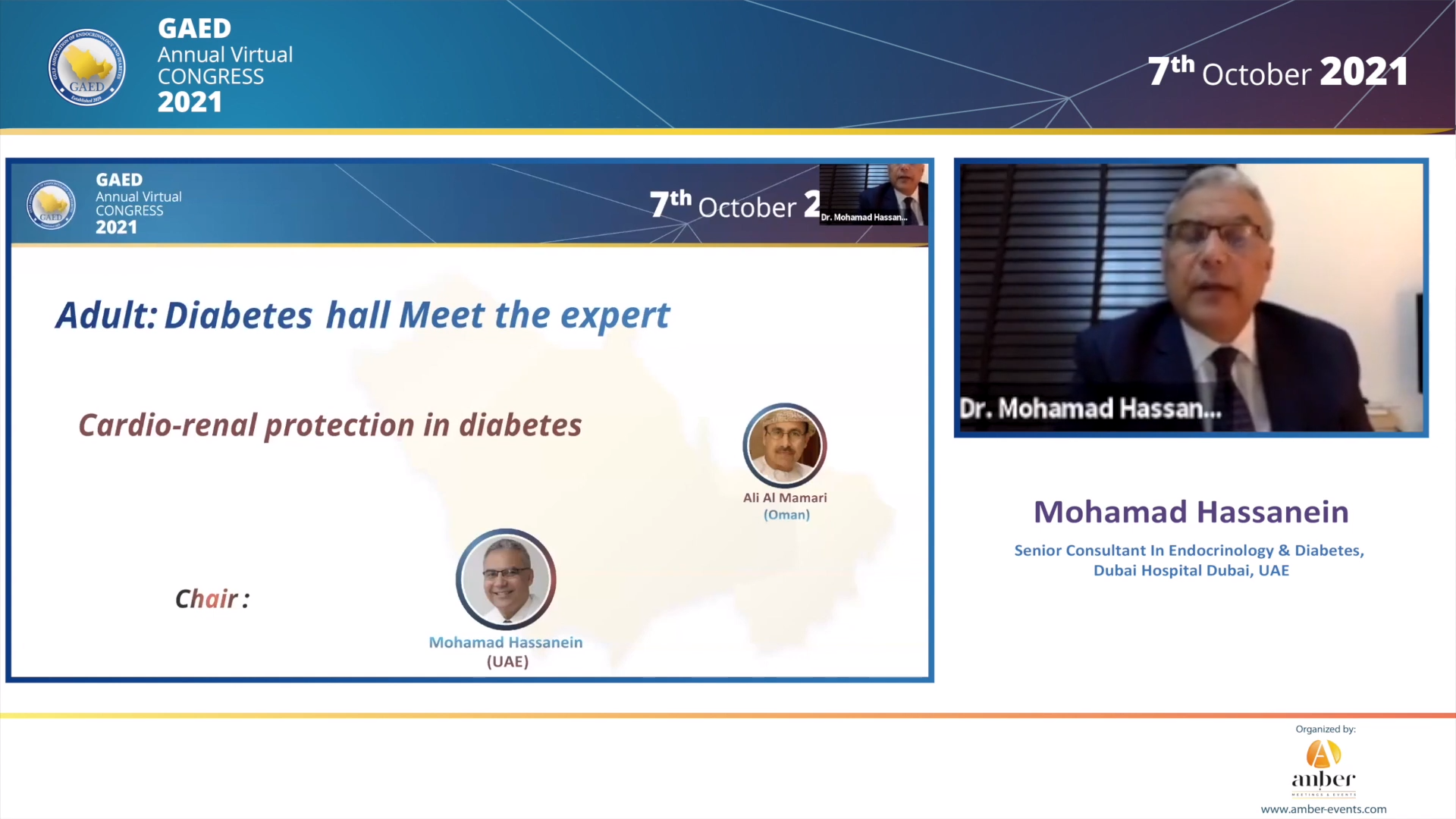 7.10.21 - Day 1, Adult - Diabetes hall Meet the expert