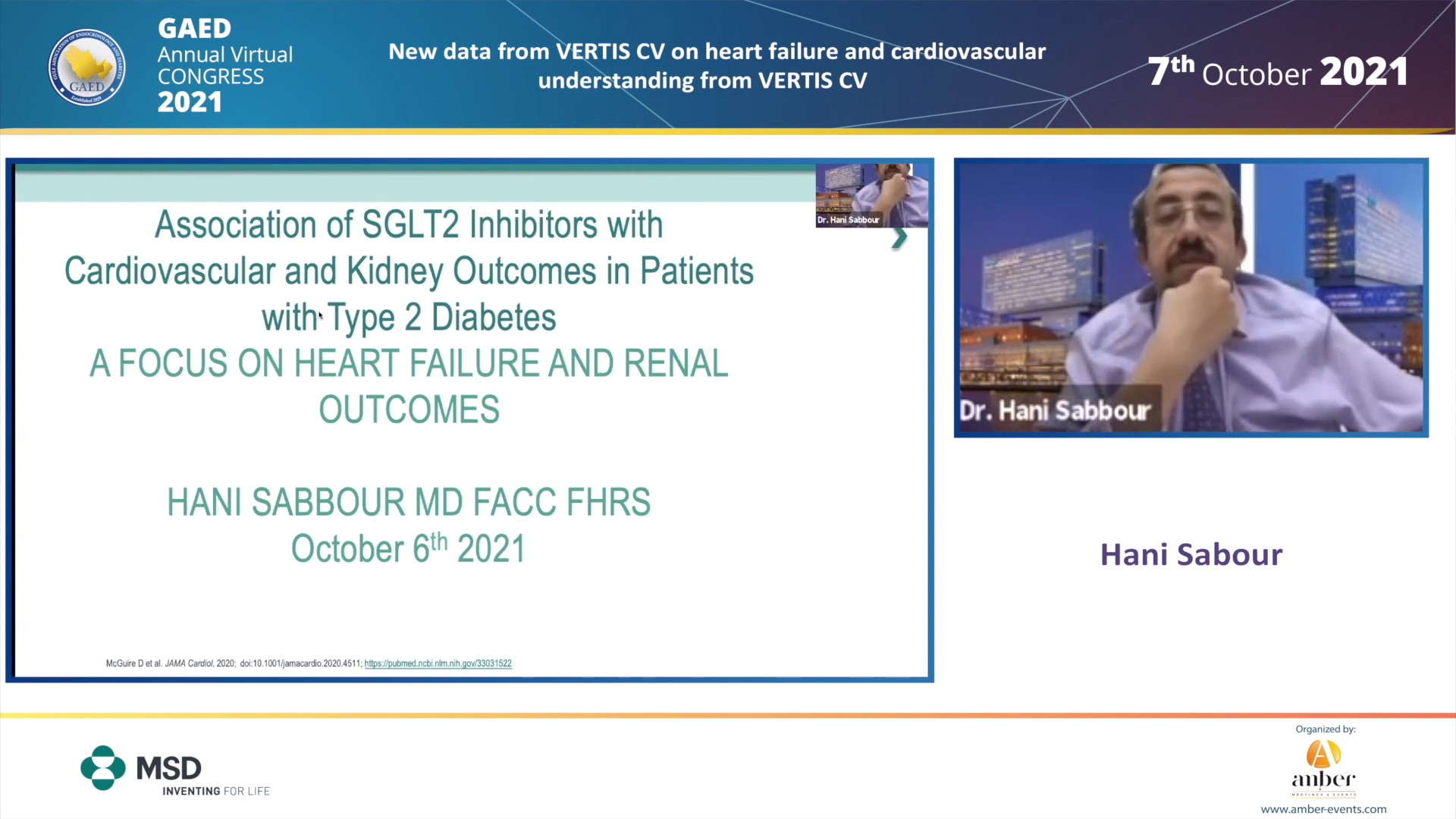 7.10.21 - Day 1, MSD - New data from VERTIS CV on heart failure and cardiovascular understanding