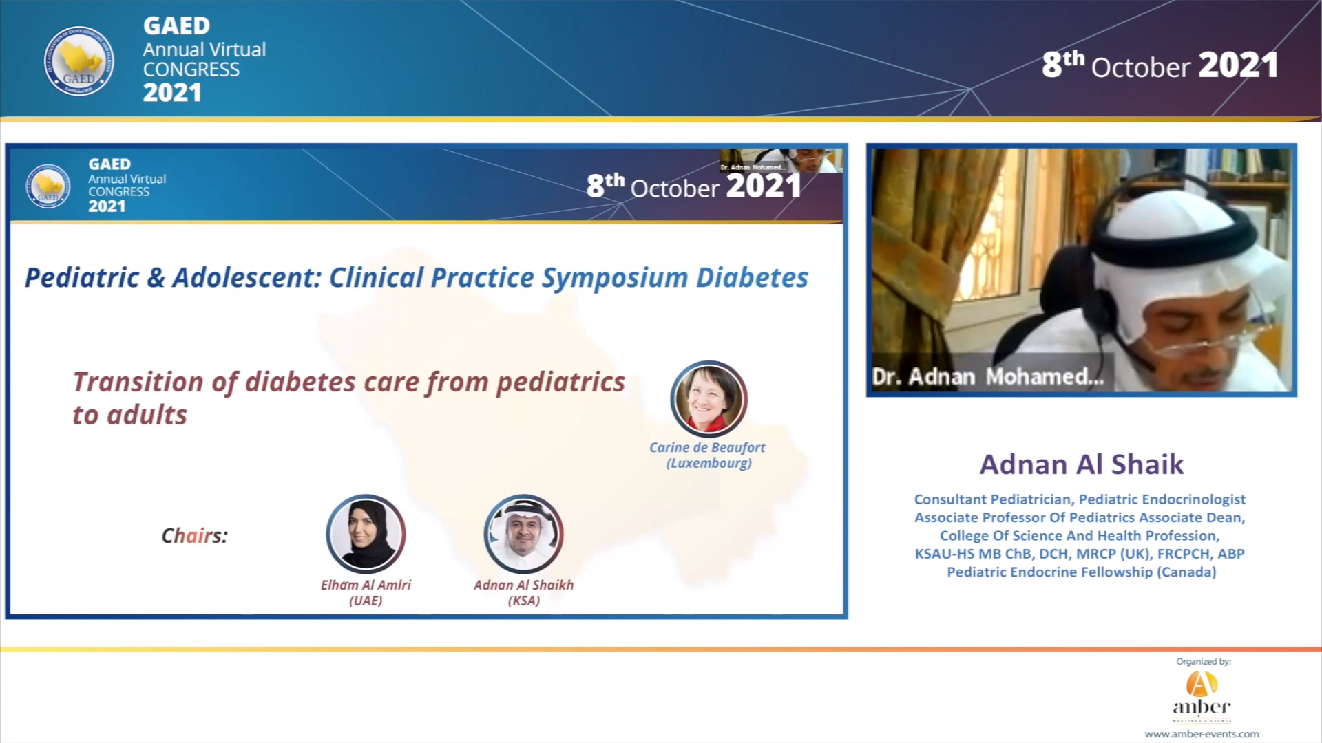 8.10.21 - Day 2, Pediatric & Adolescent - Clinical Practice Symposium Diabetes