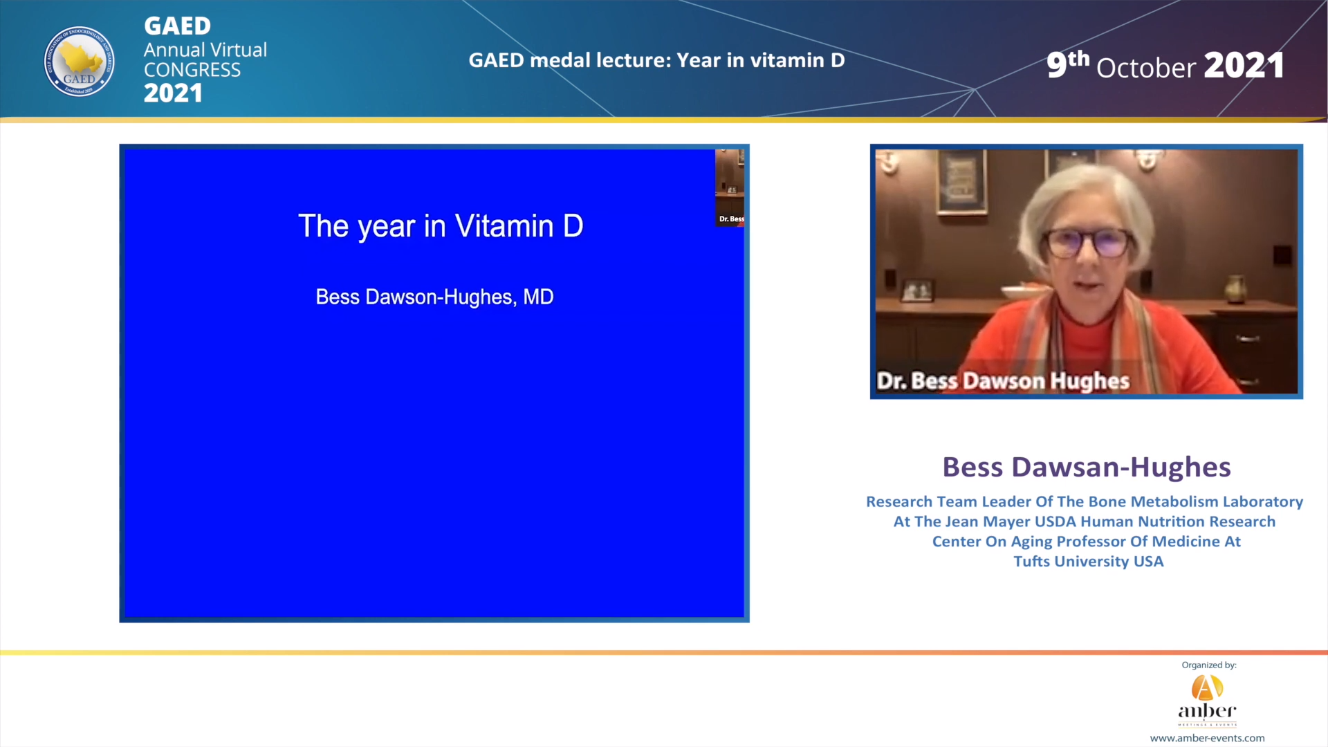 9.10.21 - Day 3, GAED medal lecture - Year in vitamin D